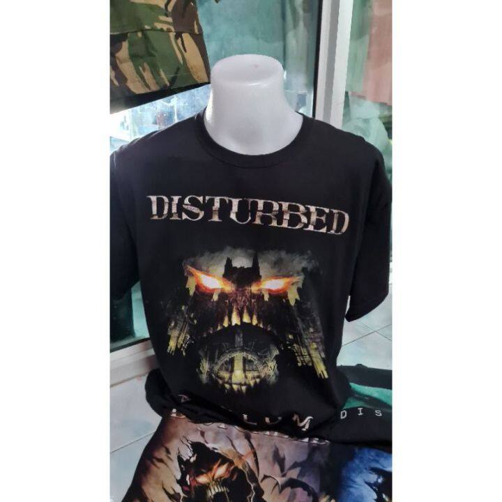 เสื้อวง-เสื้อวินเทจ-disturbed-เสื้องานแท้-ทุกตัว-มือ1-และ-มือ2