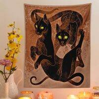 Witchcraft Tapestry ysterious Divination Baphomet Room Hippie Mattress Bedroom Boho