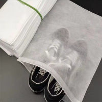 【cw】100Pcs Non- Shoe Dust Covers Dustproof Drawstring Clear Storage Bag Travel Pouch Shoe Bags Home Storage Organizationhot