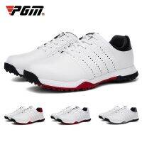 PGM Men Golf Shoes Anti-slip Breathable Golf Sneakers Super Fiber Spikeless Waterproof Outdoor Sports Leisure Trainers XZ149