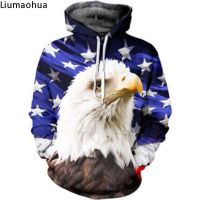 American Flag Eagle 3D Hoodie Sweatshirt