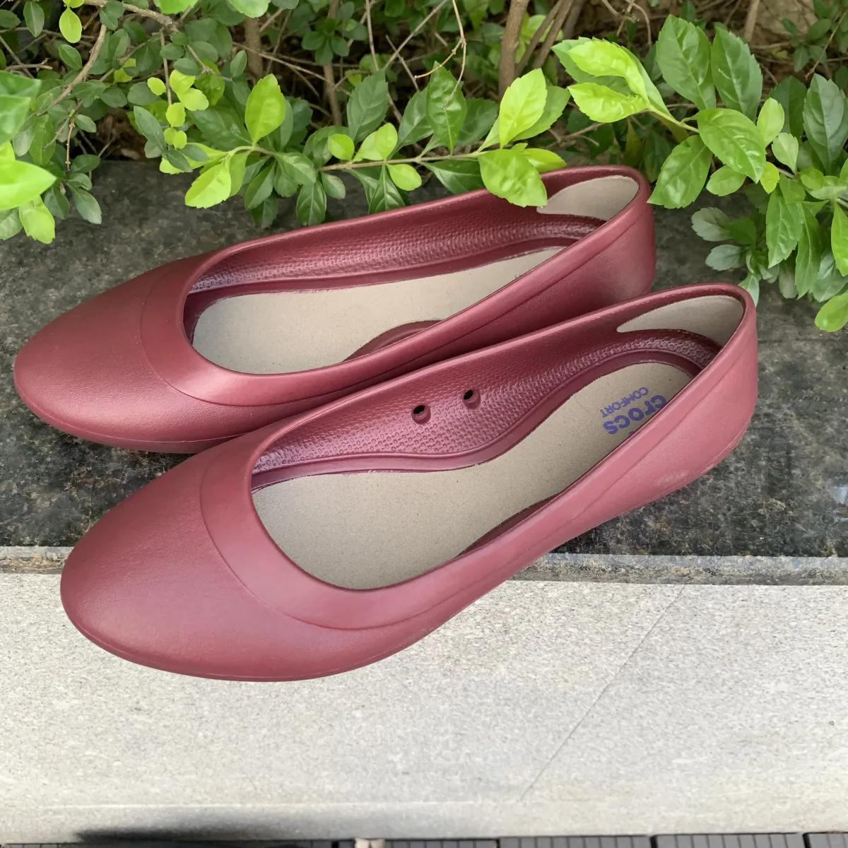 Giày dép crocs - giày nhựa crocs Lina Flat cho nữ 
