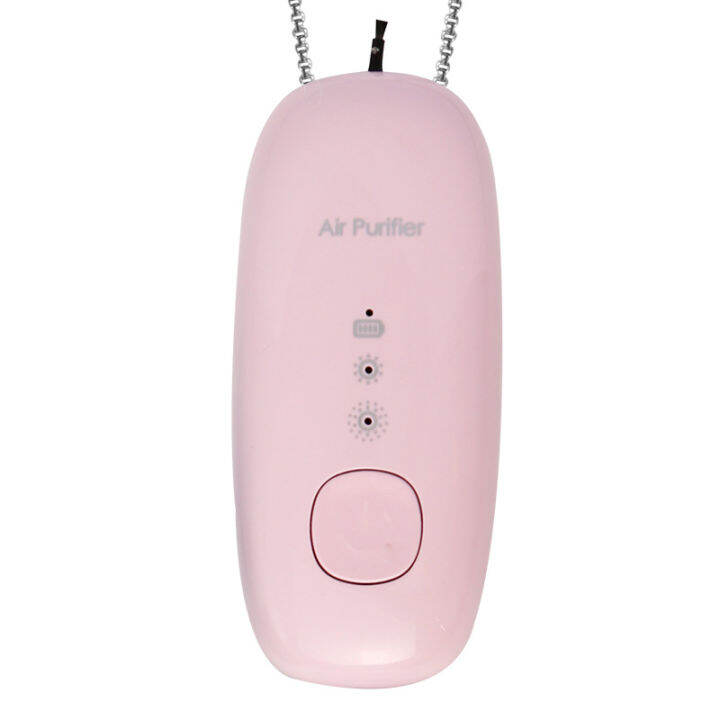 เครื่องฟอกอากาศแบบพกพา-เครื่องฟอกอากาศ-air-purifier-necklace-แบบพกพาคอคอมินิแบบพกพาไอออนลบ-purifier-เครื่องฟอกอากาศเล็ก