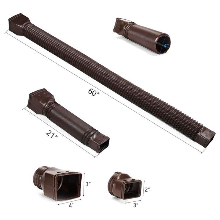 2-pcs-rain-gutter-downspout-extensions-pipes-extendable-from-21-to-60-inches-drain-pipes