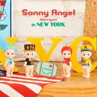 Sonny Angel In New York Series Fun Cartoon Mini Figure Toy Collection Mystery Blind Box Fashion Model Doll For Surprised Gift