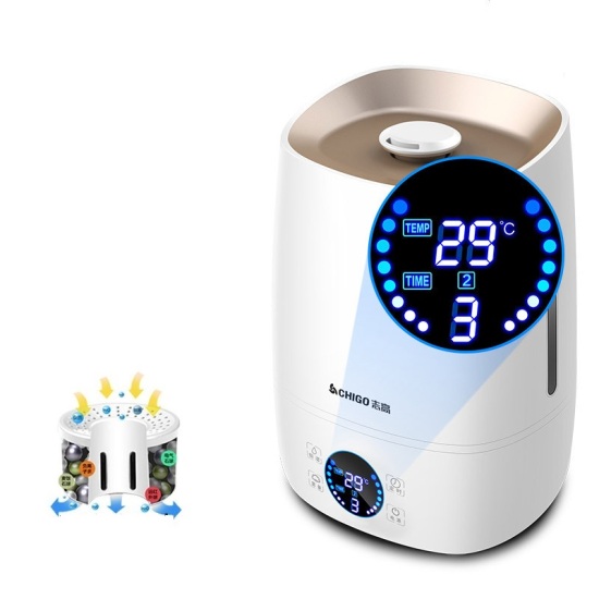 Chigo intelligent air humidifier 4l volume, room humidity automatic on off - ảnh sản phẩm 2