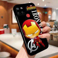 เคส PMP สำหรับ Realme C25 C25S C33 C55 Realme Narzo 20 Narzo 30A All-Inclusive กรณีโทรศัพท์ฟิล์มซูเปอร์ฮีโร่แบล็ควิโดว์ฮัลค์การ์ตูนไอรอนแมนการออกแบบกัปตันอเมริกาเปลือกแข็งเคสป้องกันทนแรงกระแทกกล้องคลุมทั้งหมด