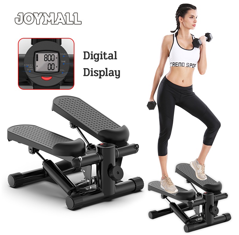 Mini Stepper Multifunction Hydraulic Stepper With Armrests Cardio Exercise Steppers Antislip Design With LCD Display Home Fitness Equipment Fitness Exercise Machine Load 150kg 