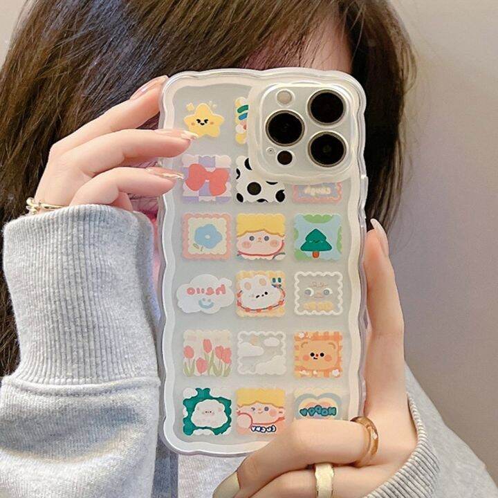 รูปแบบกราฟฟิตีเคสซิลิโคนเข้ากันได้สำหรับ-for-iphone-13-14-xr-7-8-12-x-xs