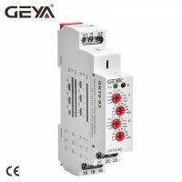 GEYA Relay Waktu Pengendara Sepeda Asimetris AC230V Atau Ac/ DC12V-240V เครื่องจับเวลาระบบรีเลย์ Siklus Berulang 0.1S-100 Hari