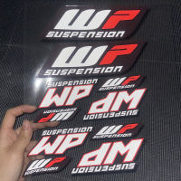 Motorcycle Shock Absorber Sticker WP Luminous Sticker A set Reflective Emblem Sticker Decal Motorcycle For WP suspension