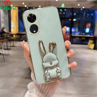 OPPO A98 A78 4G 5G เคสนิ่มชุบด้วยไฟฟ้าเคสโทรศัพท์ป้องกันเลนส์ฝาครอบพร้อมตัวยึดปลอกกันกระแทก2023เคสโทรศัพท์