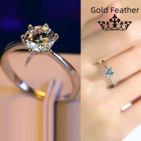 ของขวัญวาเลนไทน์ที่ดีที่สุด แหวนเงิน S925เพชร Moissanite จำลอง1กะรัตแหวนคู่สำหรับคู่รักชายและหญิงแหวนสีล้วนสำหรับขอแต่งงาน แหวนแต่งงานสีเงินจำลองแหวนคู่รักหนึ่งคู่ แหวนคู่หกขาเงินแท้สำหรับคู่รักแหวนเพชร Moissanite จำลองแบบกะรัตสำหรับผู้หญิง อวยพรให้โชคด~