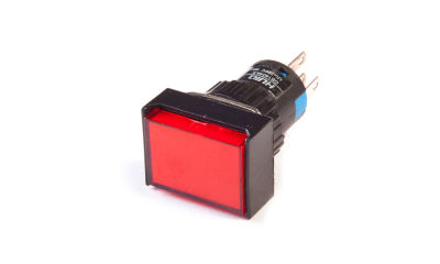 SPST Maintained switch 220V 3A(Square Red) - COSW-0409
