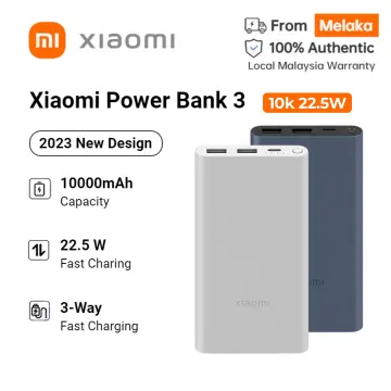XIAOMI Mi POWER BANK 3 | POWERBANK 3 (10000 mAh) DUAL-port 18W Fast Charge!  ORIGINAL by XIAOMI Msia