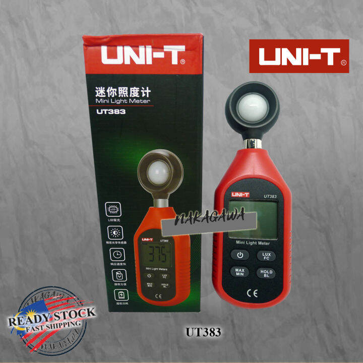 Uni-Trend UT383S Luxmeter | Digitales Lichtmessgerät | Für LED, Leuchtstofflampen & Glühbirnen
