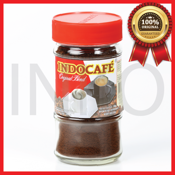 Indocafe Original Blend Instant Coffee Bubuk Kopi Instant Jar 100gr Lazada Indonesia 3371