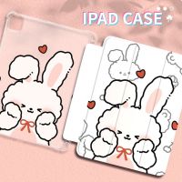 เคสแท็บเล็ต ลายการ์ตูนกระต่ายน่ารัก สําหรับ iPad Air 4 10.2 Gen7 Gen8 Gen9 mini 1 2 3 5 2018 2020 12.9