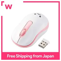 ELECOM wireless mouse M-DY10DRSKPN silent antibacterial 3 button S size pink