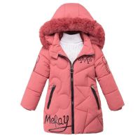 Girls Jackets Kids Coat Children Winter Outerwear &amp; Coats Casual Baby Girls Clothes Autumn Winter fur jacket Parkas 5-12years