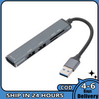 สายต่อขยายยูเอสบีฮับยูเอสบีแยกตัวแปลงแบบหลายพอร์ต1 USB 3.0 2.0 USB 2 USB พร้อมการ์ดรีดเดอร์ SD TF สำหรับโน็คบุคตั้งโต๊ะชิ้น