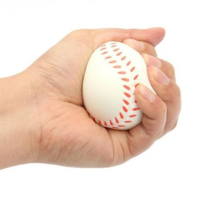 วัสดุ PU เบสบอลสำหรับเด็ก2.4นิ้วฟองน้ำเนื้อนุ่มบอลฐานฝึกปฏิบัติสำหรับกีฬากลางแจ้ง