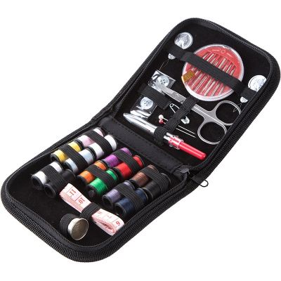 Sewing Kit, Mini Sewing Kit for Home Emergency, Sewing Supplies with Basic Sewing Threads, Needles, Basic Sewing Kit