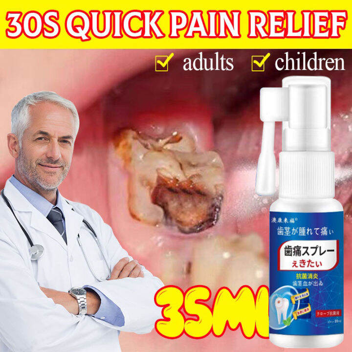 Quick pain relief Japan Toothache Spray Toothache Pain Reliever for
