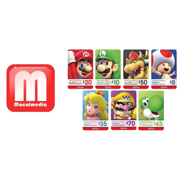 Nintendo Digital Card USD 5 20 Lazada PH