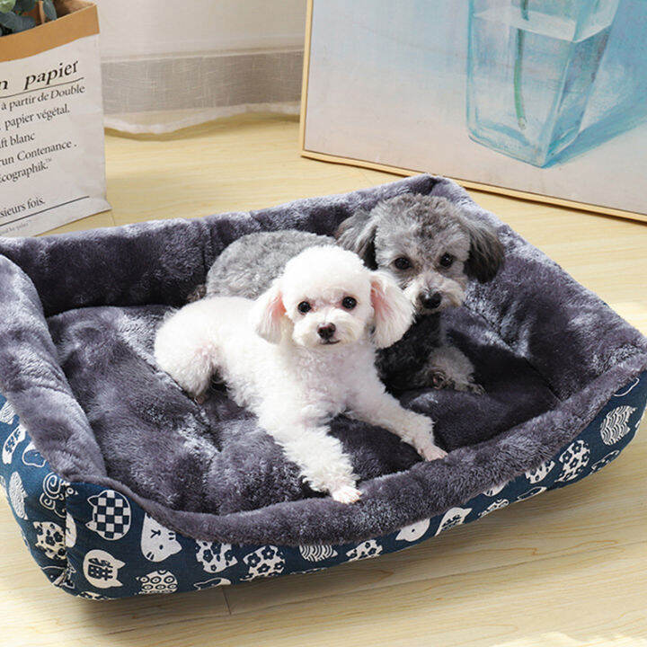 ที่นอนสัตว์เลี้ยง-pet-bed-ที่นอนแมว-ที่นอนสุนัข-หมา-เบาะแมว-เบาะหมา-เบาะรองนอน-แบบสี่เหลี่ยม-pa06