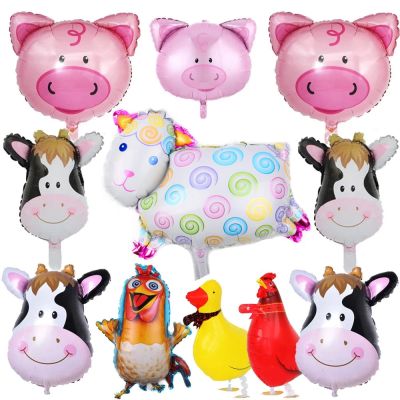 【hot】❆ Animals Pig Balloons Birthday Ballons Inflatable Favors Baby Shower