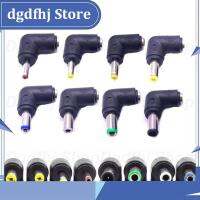 Dgdfhj Shop 5.5x2.1mm DC Power Female Plug Jack Adapter 90 Degree Male 5.5x2.5mm 4.8x1.7mm 4.0x1.7mm 3.5x1.3mm 2.5x0.7mm 2.0x0.6mm