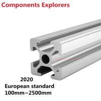 2020ตัดโดยพลการ100มม. ~ 2500มม. 2040อะลูมิเนียมมาตรฐานยุโรปโปรไฟล์ขึ้นรูปเงินสีดำสำหรับชิ้นส่วนเครื่องพิมพ์3d Diy Blv