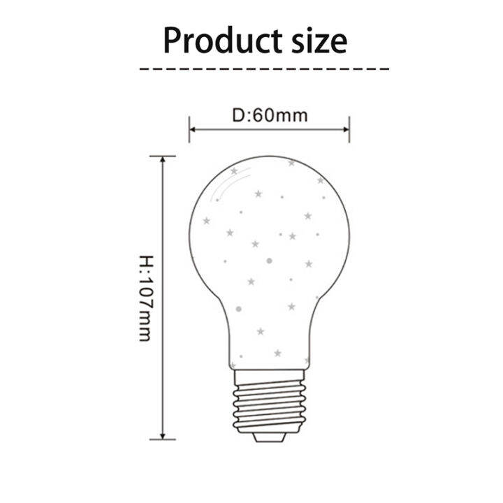 sunyanping-ขายดี-e27หลอดไฟ-led-ตกแต่ง3d-6w-85-265v-โคมไฟดอกไม้ไฟหลอดไฟวินเทจดาว