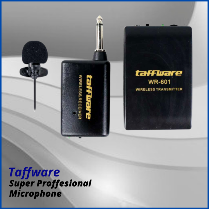 COD Taffware Wireless FM Transmitter Receiver Pro Microphone WR ...