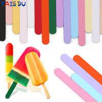 FAIS DU10pc Reusable อะคริลิค Matte Ice Cream Sticks DIY หัตถกรรมเครื่องมือห้องครัวอุปกรณ์เสริม Popsicle Stick เค้กตกแต่ง