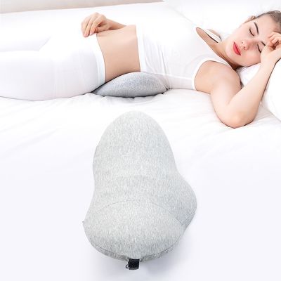 【CW】☢♂  Memory Foam Lumbar Rollable Waist Washable Support Backrest Bed Cushion Detachable Back