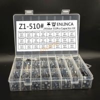 510Pcs/lot 0.1UF-1000UF 24Values Aluminum Electrolytic Capacitors 16-50V Mix Electrolytic Capacitor Assorted Kit And Storage Box