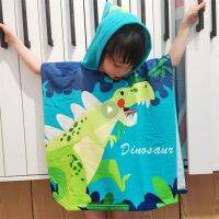 【CC】✗◕  Bathrobe Fabric Convenient And Absorption Printing Cloak