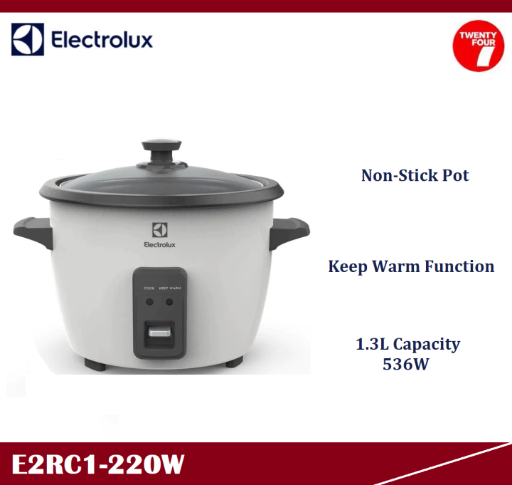 ELECTROLUX 1.3L Create 2 Conventional Rice Cooker E2RC1220W Lazada