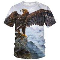 Animal Eagle Pattern เสื้อยืดผู้ชาย Clothinig 3D Printing Phoenix เสื้อยืด เสื้อผ้าผู้หญิง ฤดูร้อนสบาย ๆ ท็อปส์ซูแฟชั่นเสื้อยืด XS-5XL