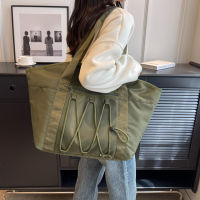 Large Capacity Leisure Or Travel Bags For Women Korea Vintage Shoulder Bags Cloth Fashion Casual Totes Hongkong Toolkit Package