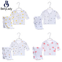 2pcs/set Baby Cotton Underwear Suit Cute Printing Long Sleeves Tops Trousers Two-piece Set【fast】