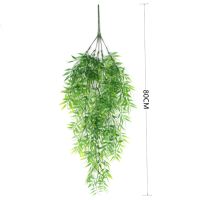 Artificial Plants Garlands Bamboo Hanging Vines For Home Weeding Party Wall Decora Office Wall Indoor Outdoor Wall Hanging Decora