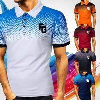 2023 NEW Style Fashion Men Pearly Gates Half-Sleeved Golf polo Shirt Casual Gradient Three-Dimensional Dot Print Summer Sports Classic，Can be customization