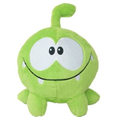 1 PC 20cm New Green Frog Kawai Om Nom Frog Plush Stuffed Toys Cut The Rope Soft Rubber Cut The Rope Figure Toy Gift For Kids