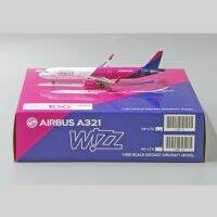 1:400เครื่องบิน A321แบบจำลองย่อขนาด Hungary Wizz Air HA-LTD321เครื่องบินโดยสารเครื่องบินสะสมเครื่องบินตุ๊กตาที่จัดแสดงของเล่นการก่อสร้างเครื่องบิน