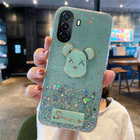 เคส สำหรับ Huawei Nova Y71 Y70 ประกายดาวดวงจันทร์ซิลิโคนนิ่มใสเรืองแสงเคสด้านหลัง การ์ตูนหมี Huawei Nova Y71 Y70