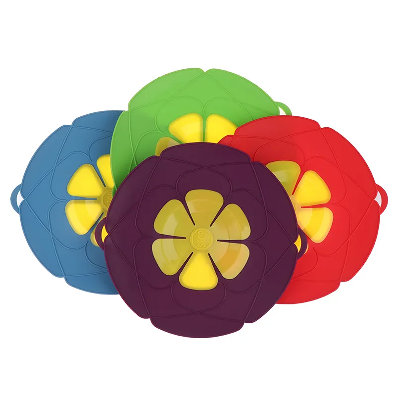 26cm Silicone lid Spill Stopper Cover For Pot Pan Cooking Tools Flower  Cookware Home Kitchen Accessories Gadgets