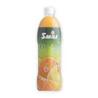 [พร้อมส่ง!!!] สไมล์ น้ำส้มคั้นแท้ 100% พาสเจอร์ไรซ์ 1 ลิตรSmile Pasteurized 100% Orange Juice 1 L